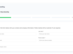 Client onboarding 