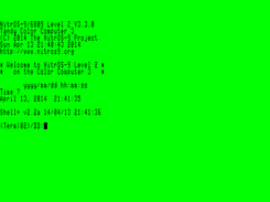 NitrOS-9 fully booted on CoCo 3