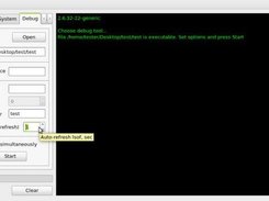 Debug utilitys - strace and lsof started simultaneously