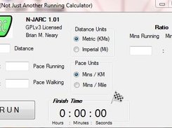 N-JARC (Running Calculator) Screenshot 2