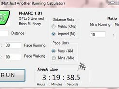 N-JARC (Running Calculator) Screenshot 1