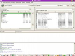 Browsing my Zen Xtra through gFTP (Yeah, filename conflict!)