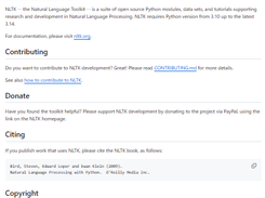 Natural Language Toolkit Screenshot 1