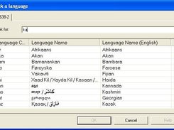 NLingo Leditor - Pick Language