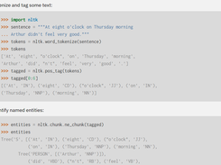 NLTK Screenshot 1