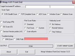 Initial nmap GUI