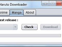 Screenshot of Naruto Downloader