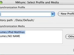 Selection of repository and portable media (e.g. iPod)