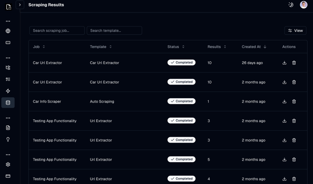 No-Code Scraper Screenshot 1