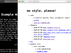 no style, please! Screenshot 1