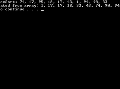 Binary Tree Sort Screenshot 1