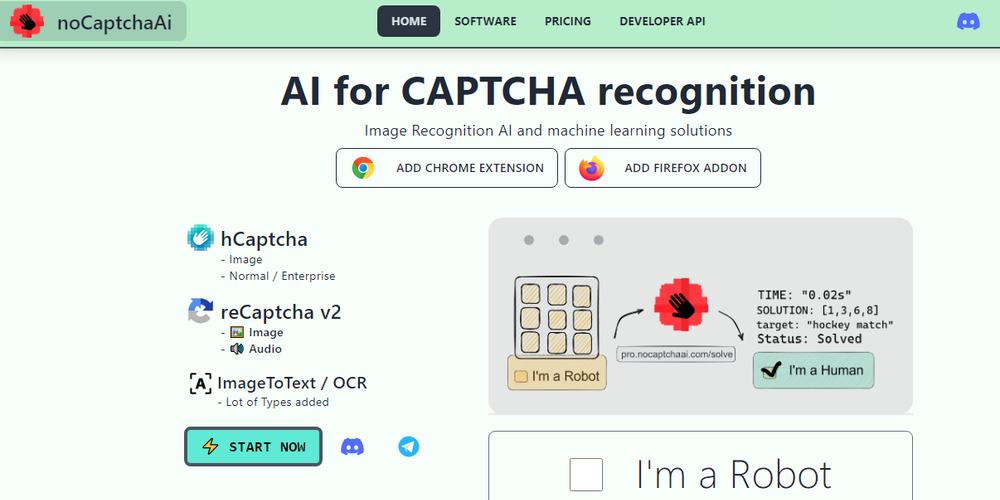 noCaptcha Ai Screenshot 1