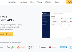 NoCodeAPI Screenshot 1