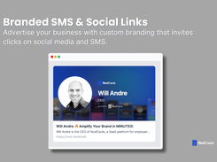 Branded SMS & Social Links