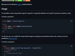 Node Argon2 Screenshot 1