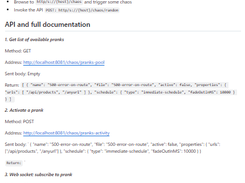 Node.js chaos monkey Screenshot 1