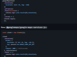 Node.js Client for Google Maps Services Screenshot 1