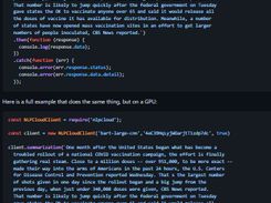 Node.js Client For NLP Cloud Screenshot 1