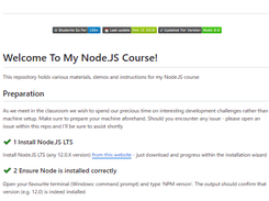 Node.JS Course Screenshot 1