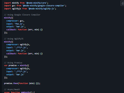 node-minify Screenshot 1