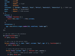 node-orm2 Screenshot 1