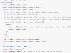 node-sass Screenshot 1