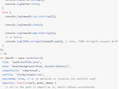 node-sass Screenshot 2