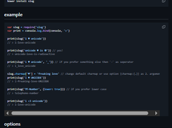 Node-Slug Screenshot 1