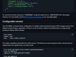 Node Version Switcher Screenshot 1