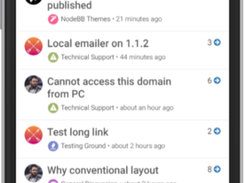  NodeBB on Your Mobile Phone