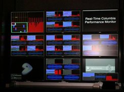 All 20 nodes of Columbia, viewed on the NAS mini hyperwall