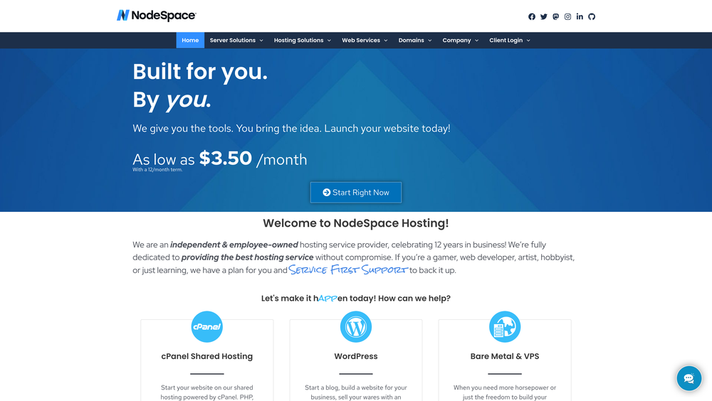 NodeSpace Main Page