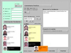 PartEX: Escribiendo un comentario sobre varios alumnos.