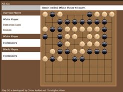 A goban with players in a difficult position...