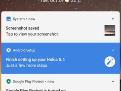 Android 10 lockscreen