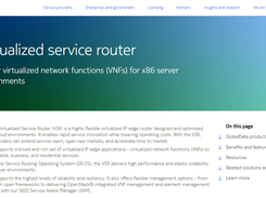 Nokia Virtualized Service Router (VSR) Screenshot 1