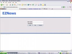 New design of the login window.