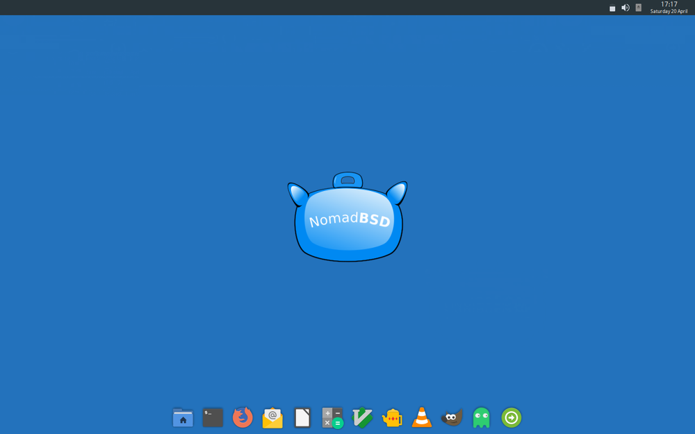 NomadBSD Screenshot 1