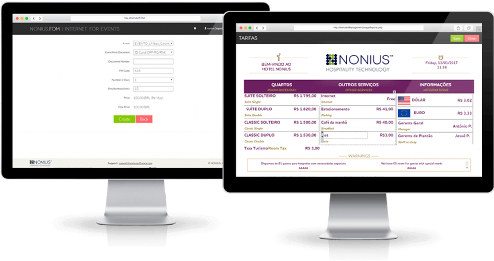 Nonius Signage Screenshot 1