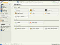 NORD POS Web App Platform Settings