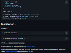 normalmap.js Screenshot 1