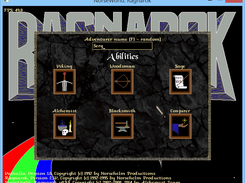 New game: apprentice select