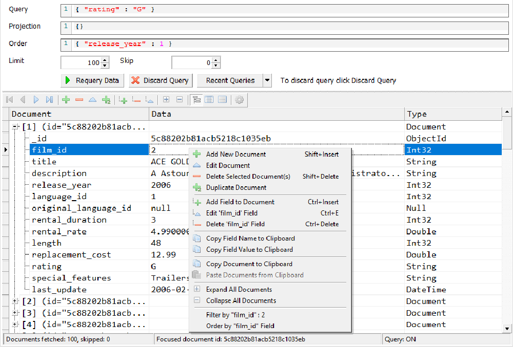 NoSQL Manager Screenshot 1