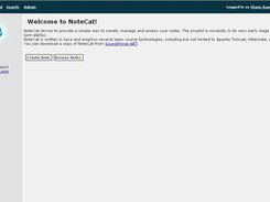 NoteCat Home Page