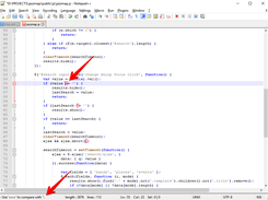 Notepad++ Linter Screenshot 1