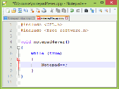 Notepad++ Screenshot 1