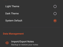 Settings Page