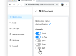 NotificationAPI Screenshot 1