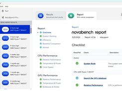Novabench Screenshot 2