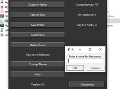 Save presets